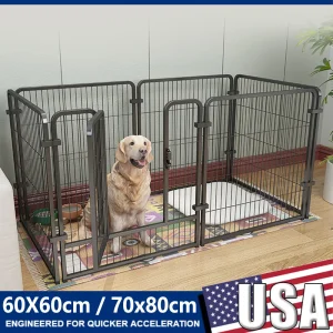 Adjustable Panels Animal Playpen - Foldable for easy storage