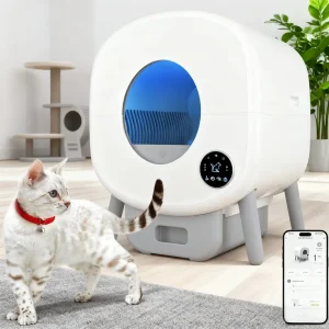 Cumrige Large Automatic Self Cleaning Litter Box | App Control & Safety Protection for Peace of Mind