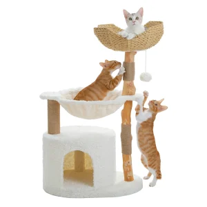 Indoor Cat Tree Tower with Scratching Posts