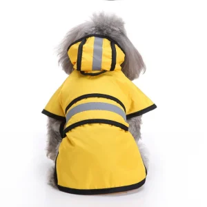 Adjustable Waterproof & Windproof Dog Raincoat!