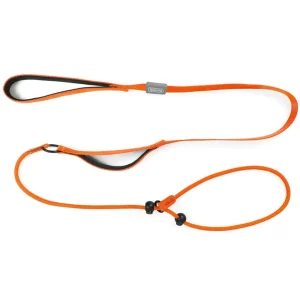 Nylon Slip Lead Training with Double Handle Leash and Collar