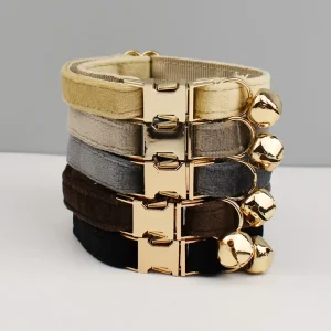 Velvet Cat Collar Luxury