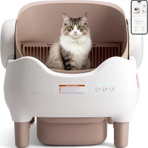 Automatic Cat Litter Box – App-Controlled & Odor-Free