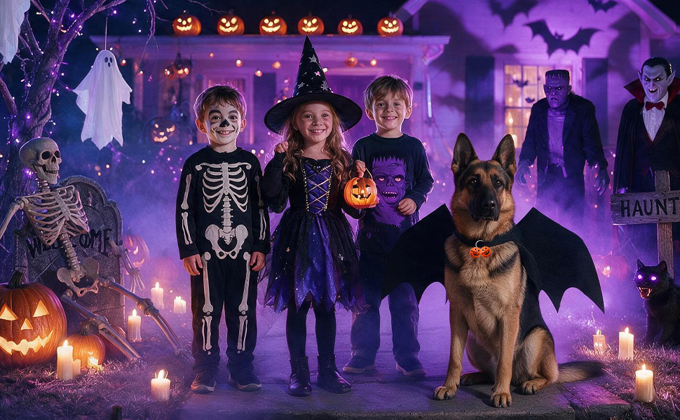Halloween Bat Wing Dog Costume - Image 9