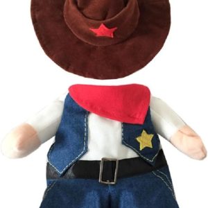 Funny Pet Cowboy Halloween Costume for Cat or small dog - Thumbnail Image 16