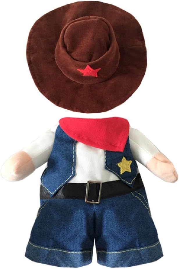 Funny Pet Cowboy Halloween Costume for Cat or small dog - Image 16