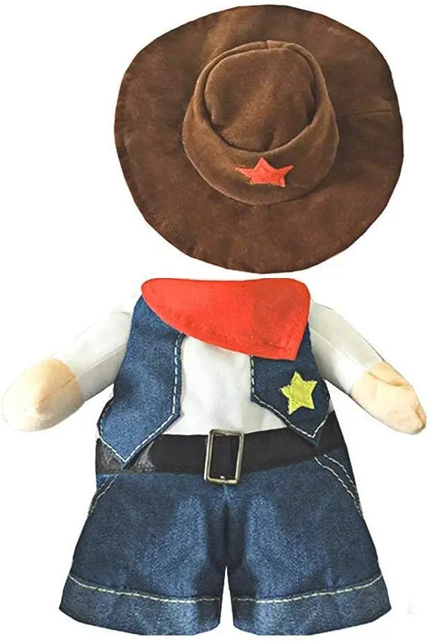 Funny Pet Cowboy Halloween Costume for Cat or small dog - Image 4