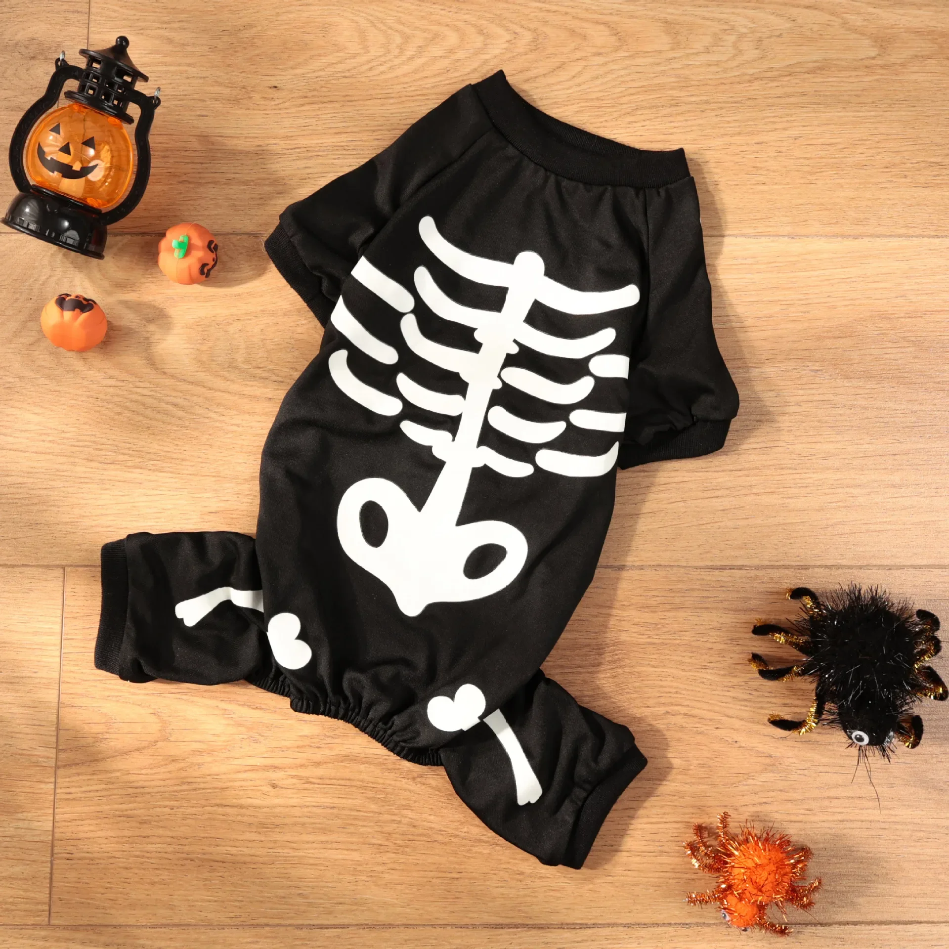 Glow Skeleton Dog Jumpsuit - Image 14