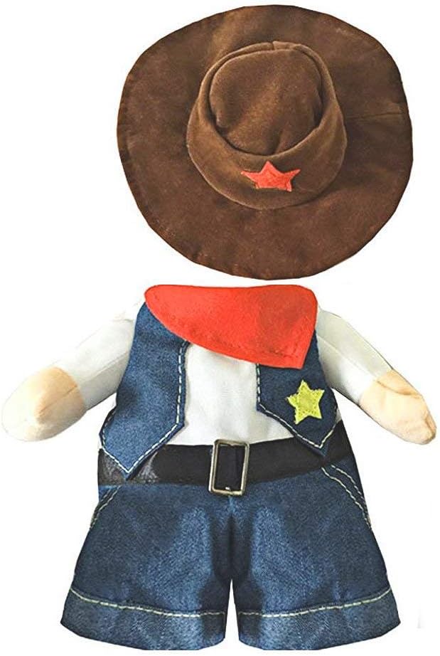 Funny Pet Cowboy Halloween Costume for Cat or small dog - Image 11