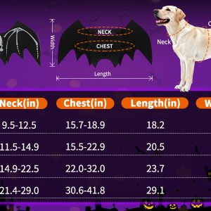 Halloween Bat Wing Dog Costume - Thumbnail Image 10