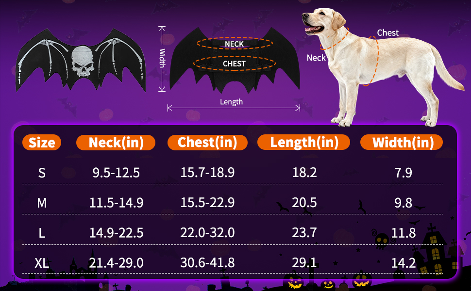 Halloween Bat Wing Dog Costume - Image 10